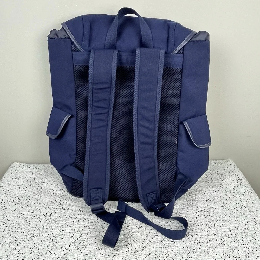 Polo Ralph Lauren Fragrances Backpack Navy Blue Canvas Weekender Bag